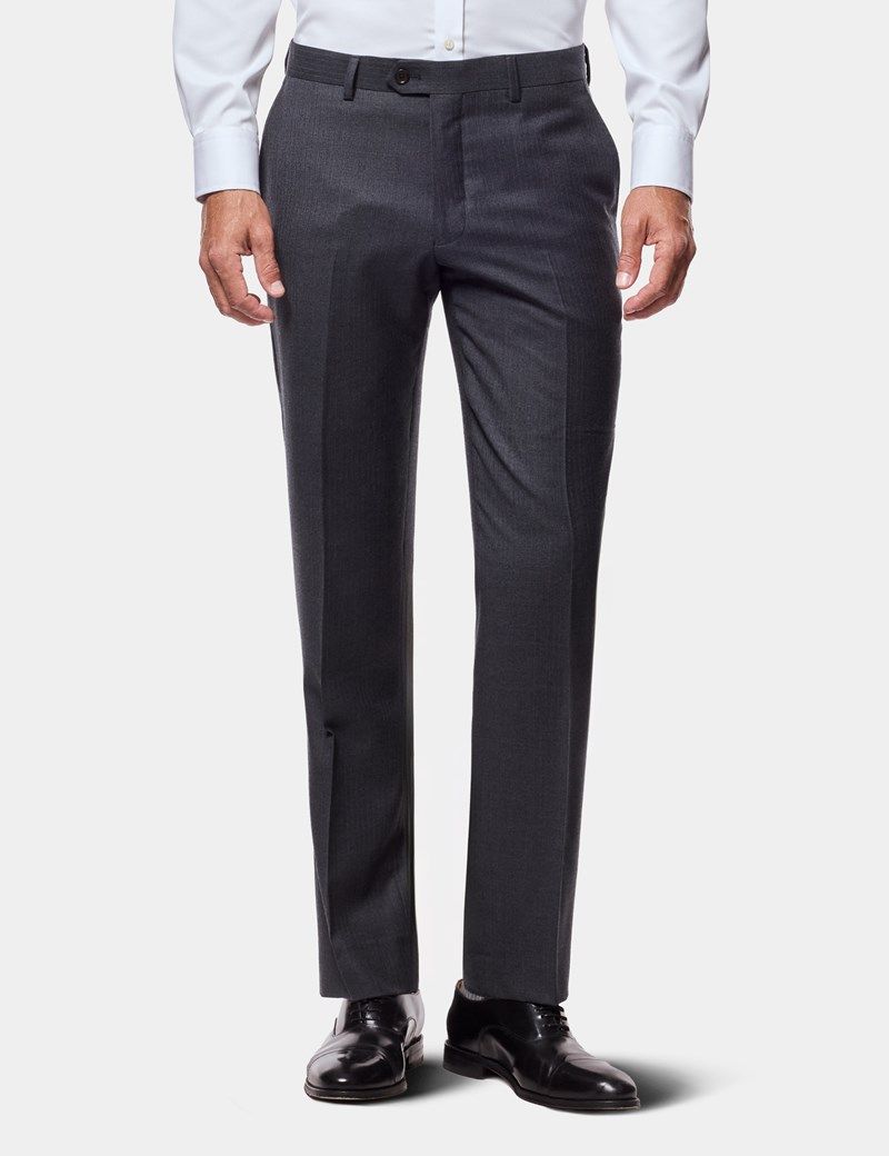 Slim Fit Charcoal Shadow Stripe Suit thumbnail 3