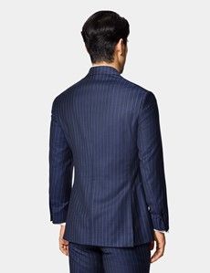 Slim Fit Navy Chalk Stripe Suit