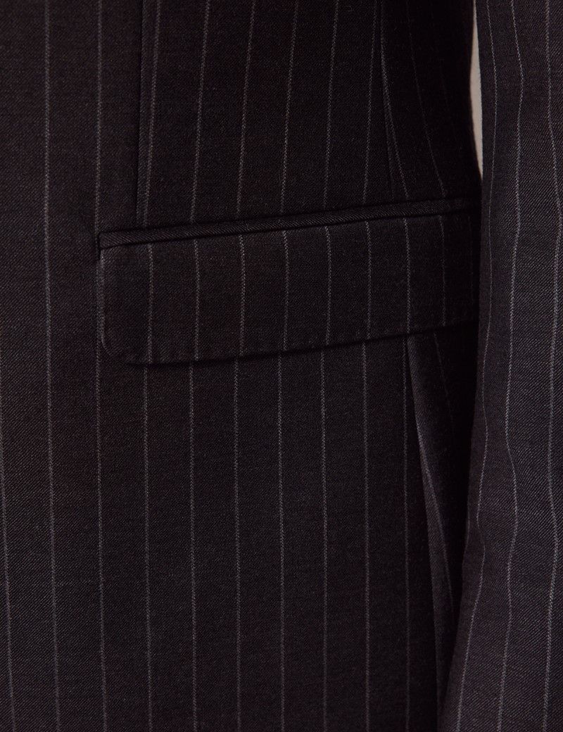 Chalk Double Breasted Suit 6 On 2 Men'S Any Color & Bold White Pinstripe Suit main image 0