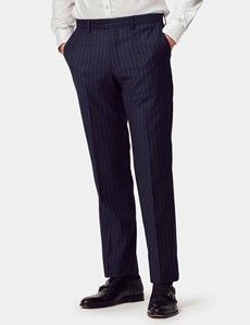 Slim Fit Navy Chalk Stripe Suit-preview7