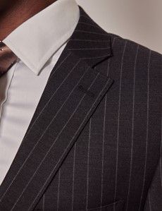 Charcoal Chalk Stripe Classic Suit-preview3