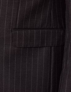 Charcoal Chalk Stripe Classic Suit-preview1