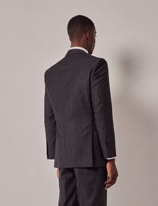 Charcoal Chalk Stripe Classic Suit-preview4