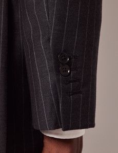 Charcoal Chalk Stripe Classic Suit-preview6