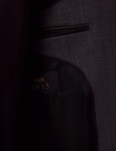 Tailored Fit Charcoal Subtle Stripe 1913 Suit Jacket-preview3
