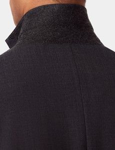 Tailored Fit Charcoal Subtle Stripe 1913 Suit Jacket-preview5