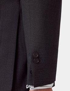 Tailored Fit Charcoal Subtle Stripe 1913 Suit Jacket-preview6