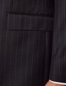 Tailored Fit Charcoal Chalk Stripe 1913 Suit