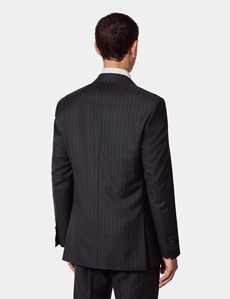 Tailored Fit Charcoal Chalk Stripe 1913 Suit