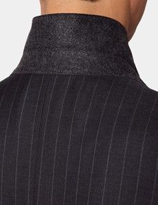 Tailored Fit Charcoal Chalk Stripe 1913 Suit