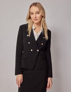 Black Double Breasted Jacket-preview7
