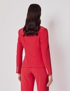 Red Double Breasted Jacket-preview3