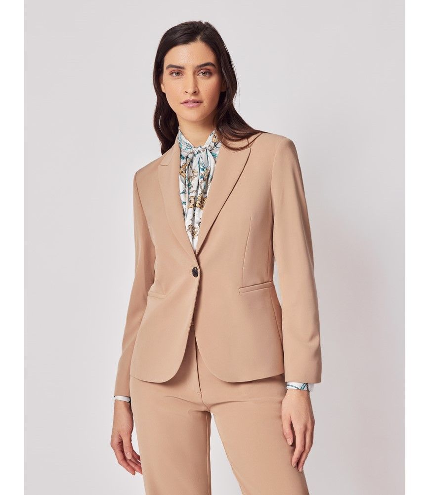 スーツ PATOU Women Suit Jackets JA0420185220A Brown Patou Brown Wool Blend Blazer | italist