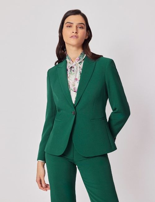 Dark Green Suit Jacket
