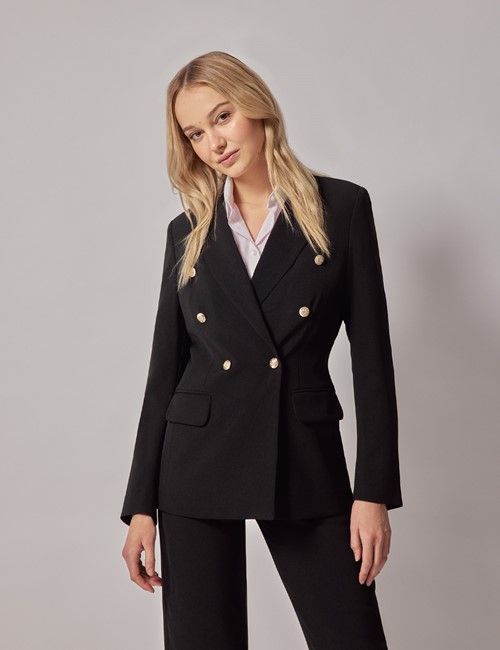Women's Black Pencil Skirt | Hawes & Curtis