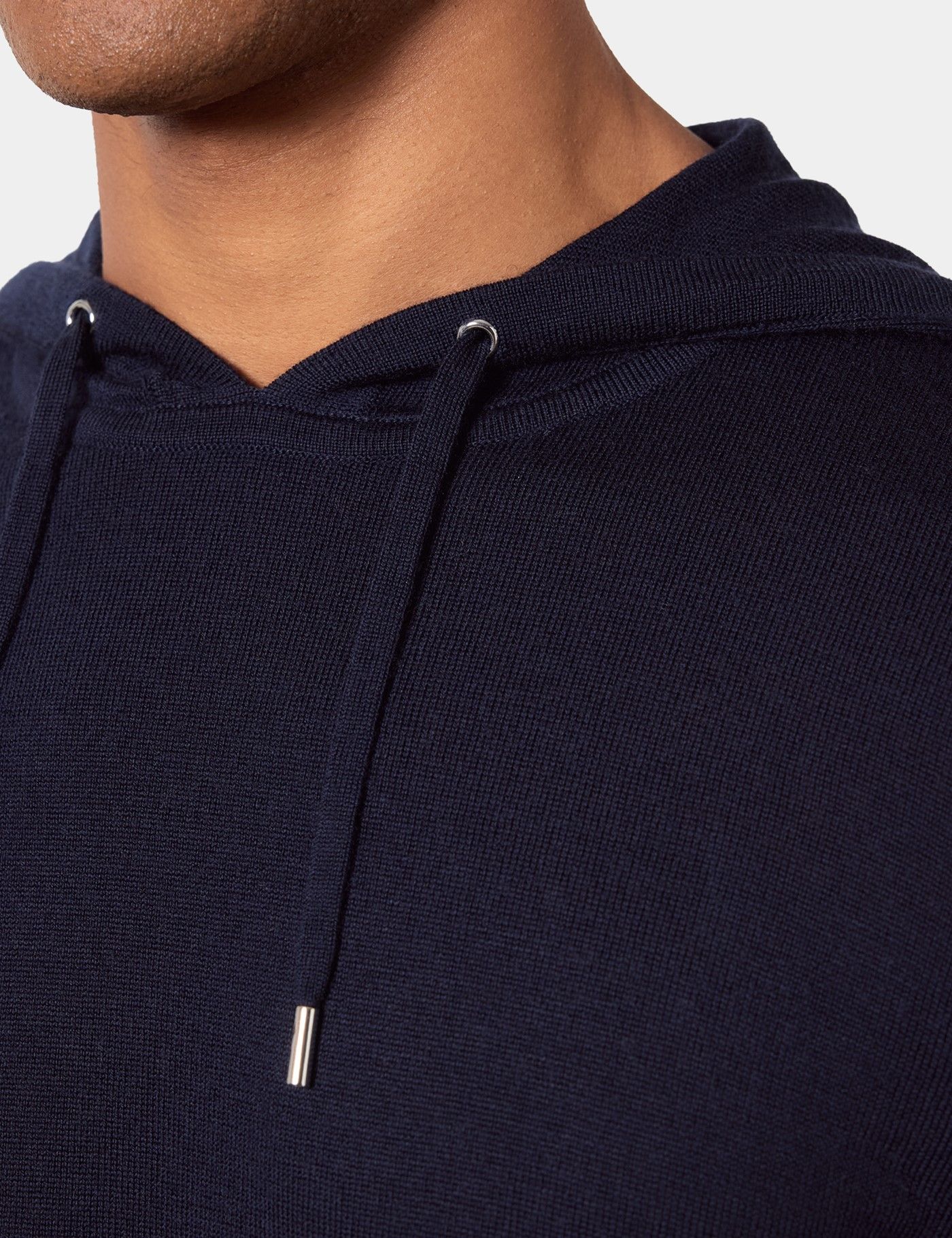 Navy Hooded Jumper - Machine Washable-preview