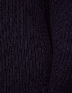 Navy Shawl Cardigan