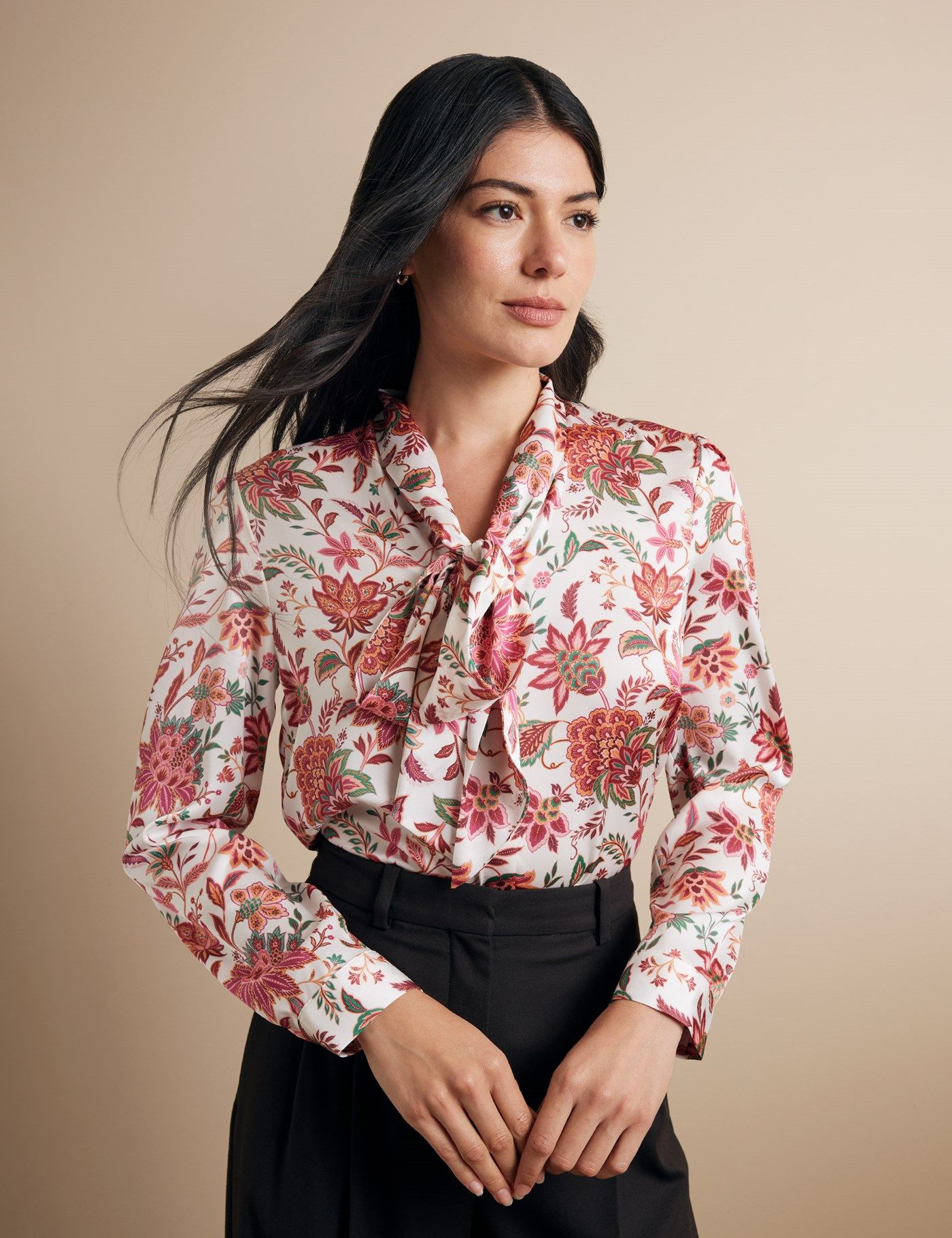 Women's Satin Blouses & Shirts