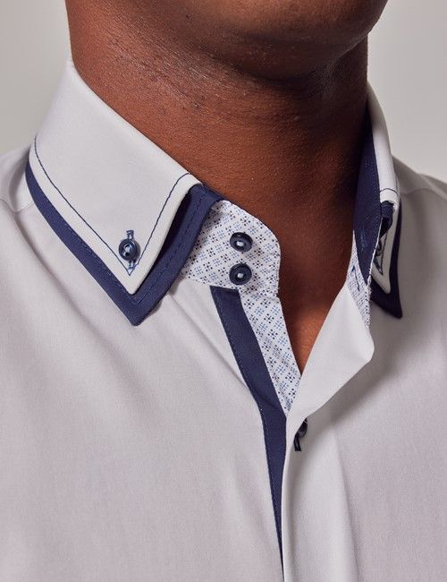 White Slim Shirt - Button Down Collar - Limited Edition-preview