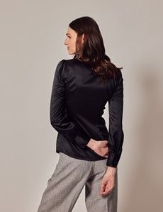 Black Pussybow Blouse-preview5