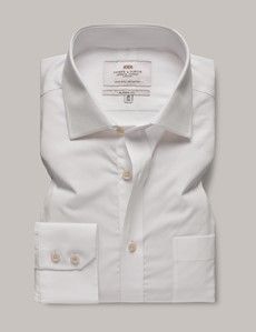 White Classic Shirt - Breast Pocket-preview1