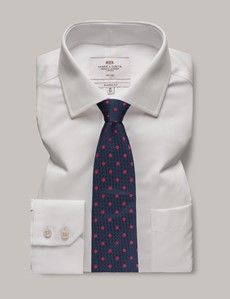 White Classic Twill Shirt - Breast Pocket-preview2