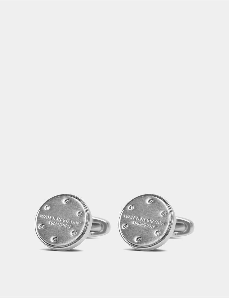 Silver Dive Watch Cufflinks