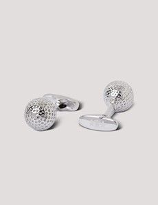 Silver Golf Ball Cufflinks-preview1
