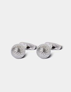 Silver Golf Ball Cufflinks