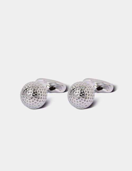 Silver Golf Ball Cufflinks