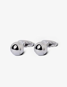 Silver Tennis Ball Cufflinks