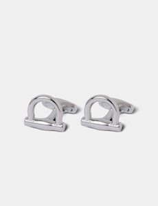 Silver Stirrup Cufflinks
