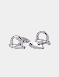 Silver Stirrup Cufflinks-preview1
