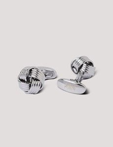 Silver Wire Knot Cufflink-preview1