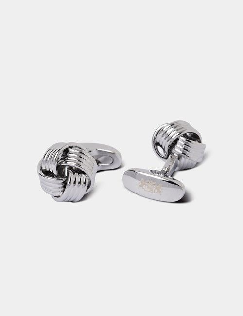 Silver Wire Knot Cufflink-preview
