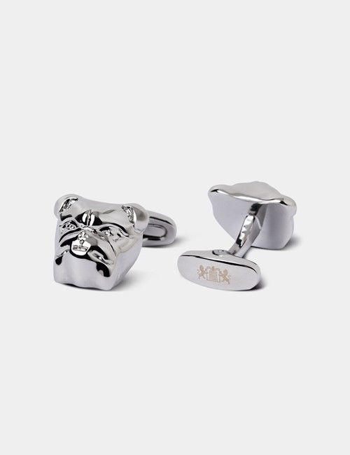 Silver Bulldog Cufflinks-preview