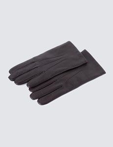 Brown Hairsheep Leather Gloves