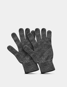 Grey Knitted 1913 Gloves