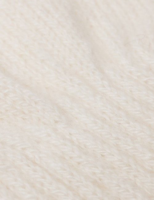 Cream Ribbed 1913 Socks