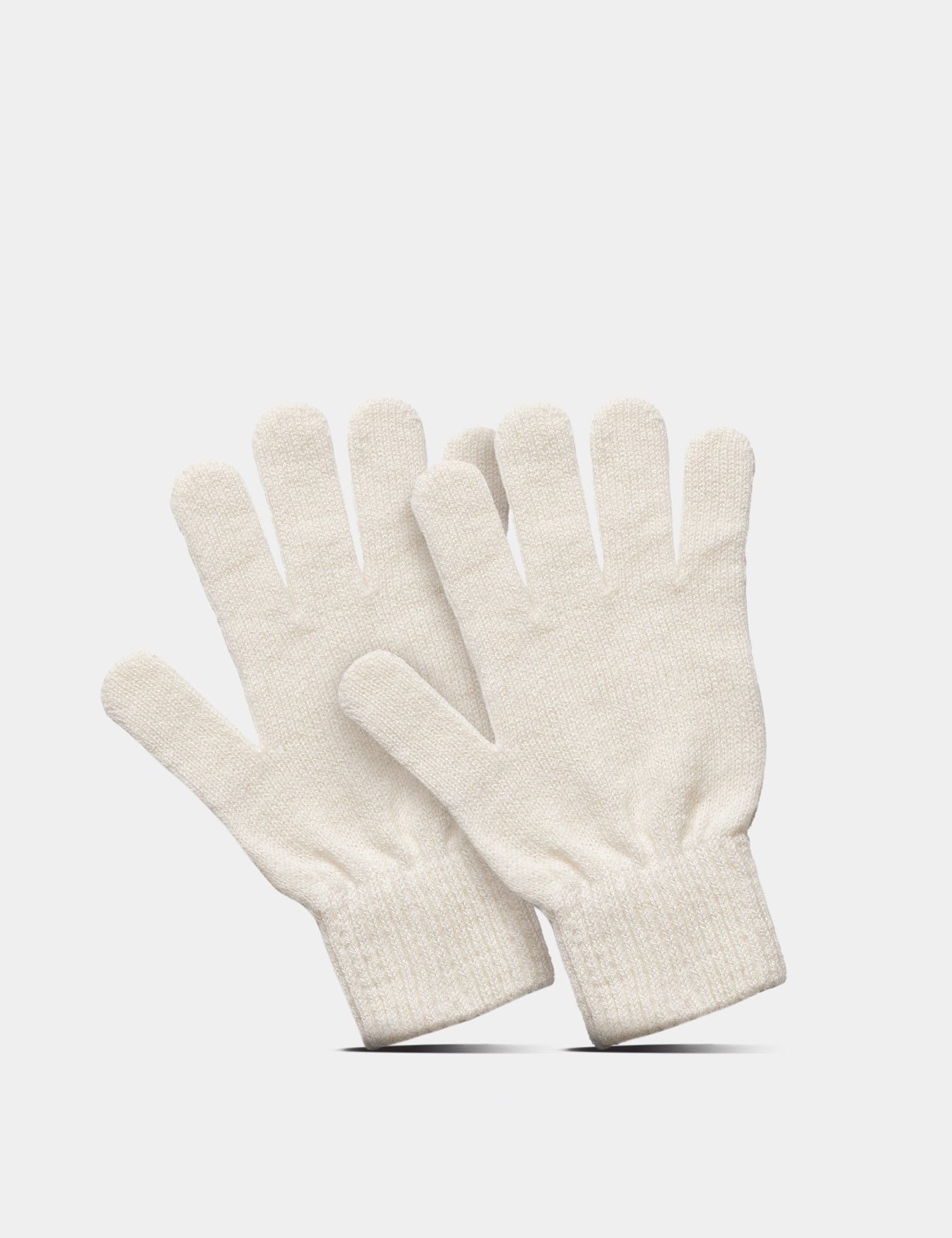 Cream Knitted Gloves | Hawes & Curtis