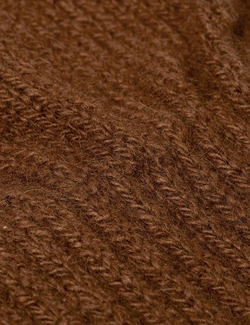 Rust Ribbed 1913 Beanie