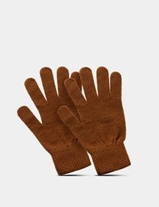 Rust Knitted 1913 Gloves