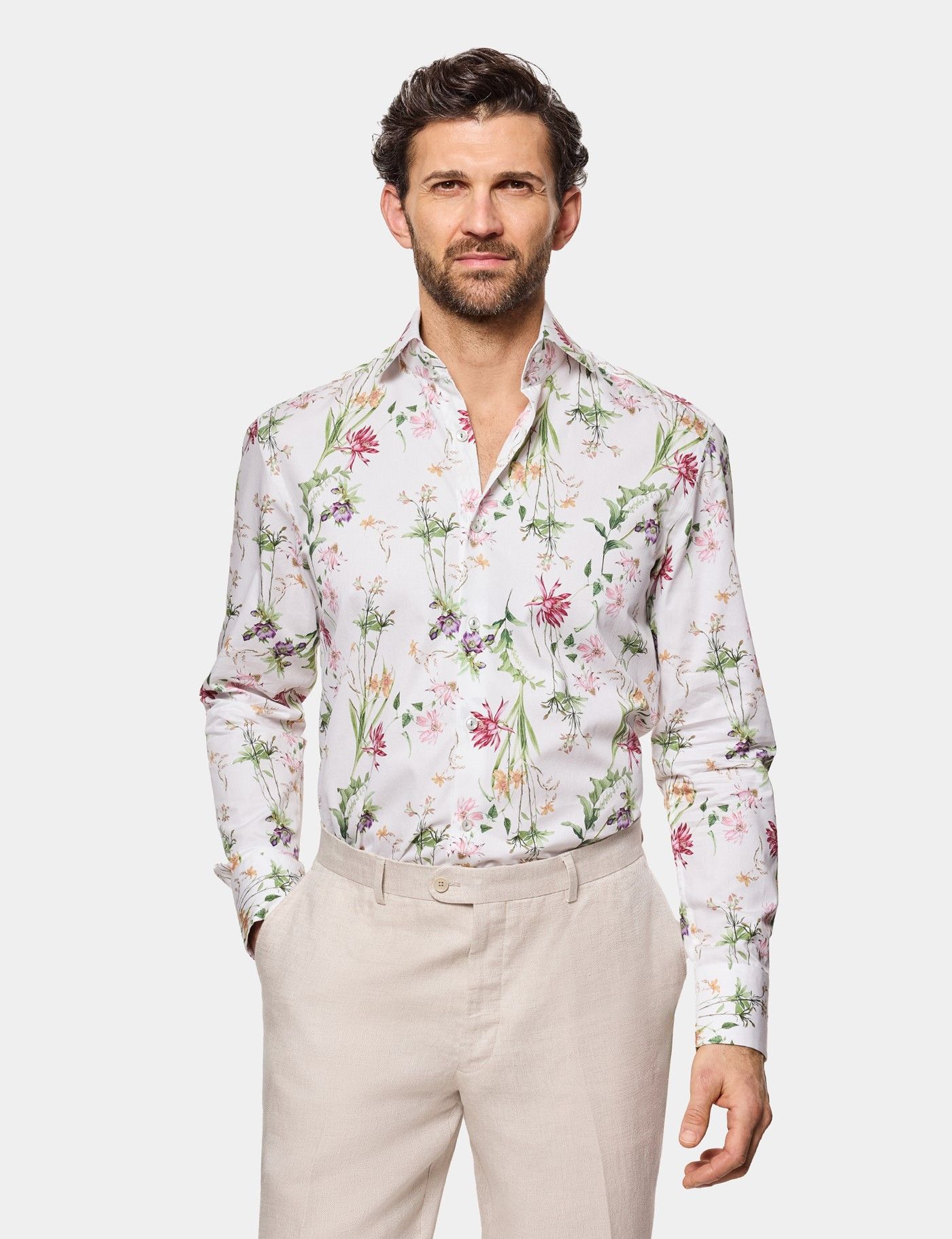 Men's Floral Shirts | Hawes & Curtis