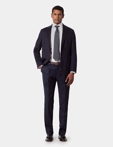 Slim Fit White Curtis Shirt - Contrast Detail