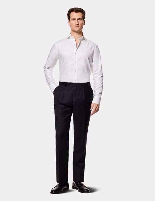 Slim Fit Black Curtis Shirt