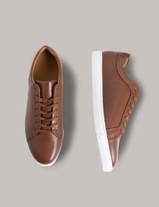 Brown Leather Sneakers-preview2