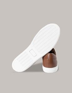 Brown Leather Sneakers-preview3