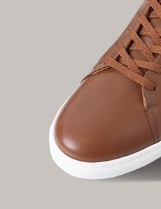 Brown Leather Sneakers-preview4
