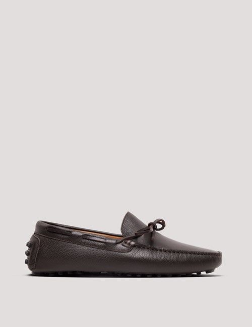 Brown Leather Driving Shoe