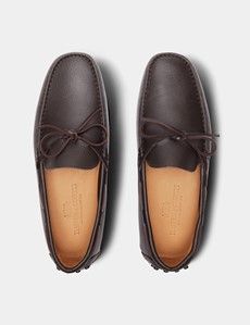 Brown Leather Driving Shoe-preview4